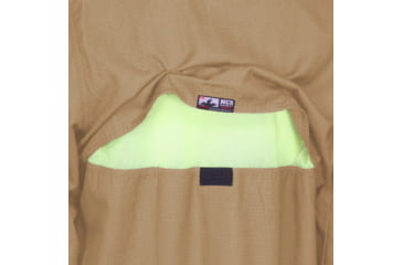 Image of MCR Safety Summit Breeze Flame Resistant Shirt, 5.5oz Inherent Blend, Long Sleeve with Vented Underarms and Back, CAT 2, Tan, S, SBS1003S