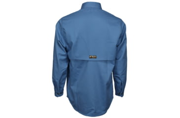 Image of MCR Safety SBS2006L Summit Breeze Flame Resistant Shirt, 7oz 100% Cotton, with Vented Underarms and Back, CAT 2, Medium Blue, L, SBS2006L