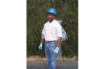Image of MCR Safety Schooner Jr. Disposable Rain Poncho, .02mm Polyethylene, Attached Hood, Tote Pouch, Clear, One Size, O22