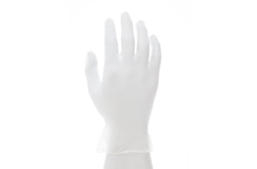 Image of MCR Safety SensaTouch Disposable Vinyl Glove, Powder Free Industrial Food Service Grade, 9in Length, 3 mil Thickness, Clear, Large, 5014L