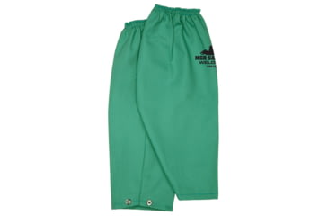 Image of MCR Safety Sleeves, Snap At Wrist and Elastic at Upper Arm, 18in, 9oz Treated Cotton, Green, One Size, 39518