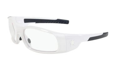 Image of MCR Safety SR120 Swagger SR1 Series Safety Glasses, Soft Non-Slip Nose Piece and Temples, Clear, One Size, SR120