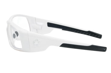 Image of MCR Safety SR120 Swagger SR1 Series Safety Glasses, Soft Non-Slip Nose Piece and Temples, Clear, One Size, SR120