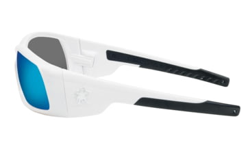Image of MCR Safety SR128B Swagger SR1 Series Safety Glasses, Soft Non-Slip Nose Piece and Temples, Blue Diamond Mirror, One Size, SR128B