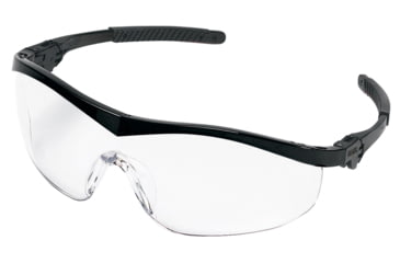 Image of MCR Safety ST1 Series Safety Glasses with UV-AF Anti-Fog Lens Coating, Non-slip Temple Grips, Clear, One Size, ST110AF