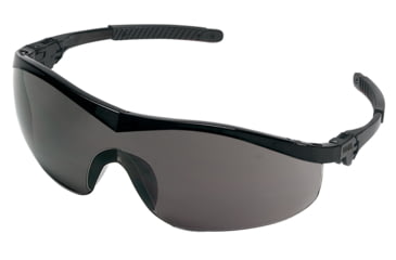 Image of MCR Safety ST1 Series Safety Glasses with UV-AF Anti-Fog Lens Coating, Non-slip Temple Grips, Gray, One Size, ST112AF