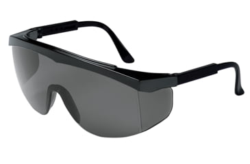 Image of MCR Safety ST1 Series Safety Glasses, Wrap-Around Lens Design with Built-In Side Shields, Gray, One Size, SS112