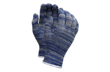 Image of MCR Safety String Knit Work Gloves, 7 Gauge Economy Weight, Cotton Polyester, Multi-Color, Large, 9642L