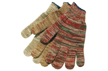 Image of MCR Safety String Knit Work Gloves, 7 Gauge Heavy Weight, Multi-Color, Medium, 9643MM