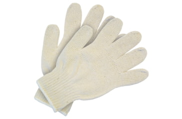 Image of MCR Safety String Knit Work Gloves, 7 Gauge Regular Weight, 100% Cotton, Hemmed Cuff, Natural, Small, 9510SM