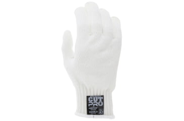 Image of MCR Safety Survivor 7 Gauge Regular Weight Cut Resistant Work Gloves, Light Weight and Cool, White, X - Small, 9345XSD