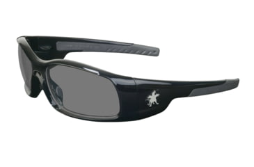 Image of MCR Safety Swagger SR1 Series Safety Glasses, Soft Non-Slip Nose Piece and Temples, Gray, One Size, SR112