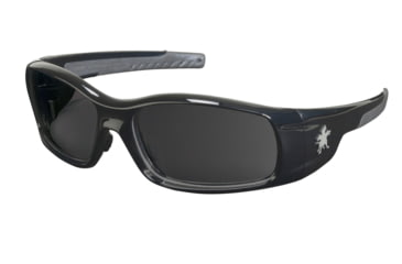 Image of MCR Safety Swagger SR1 Series Safety Glasses, Soft Non-Slip Nose Piece and Temples, Gray, One Size, SR112