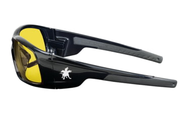 Image of MCR Safety Swagger SR1 Series Safety Glasses with Polarized Lenes, Soft Non-Slip Nose Piece and Temples, Amber, One Size, SR114