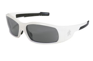 Image of MCR Safety Swagger SR1 Series Safety Glasses with UV-AF Anti-Fog Coating, Soft Non-Slip Nose Piece and Temples, Gray, One Size, SR122AF