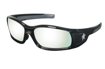 Image of MCR Safety Swagger SR1 Series Safety Glasses with UV-AF Anti-Fog Coating, Soft Non-Slip Nose Piece and Temples, I/O Clear Mirror, One Size, SR119AF