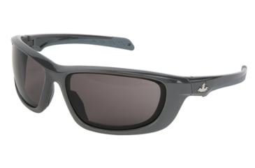 Image of MCR Safety Swagger UD1 Series Safety Glasses, MAX3 Superior Anti-Scratch Coating, Co-Injected TPR over Polycarbonate Temples, Gray/ Crystal Gray, One Size, UD112P