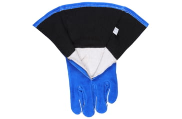 Image of MCR Safety Welding Leather Work Gloves, Regular Shoulder Split Leather, Full Sock Jersey Lining, Blue, X - Large, 4501
