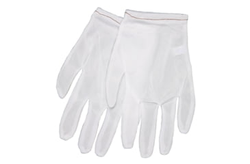 Image of MCR Safety White Inspectors Gloves, Reversible and Hemmed, 100% Nylon, Low Lint, Straight Thumb, White, X - Large, 8700XL