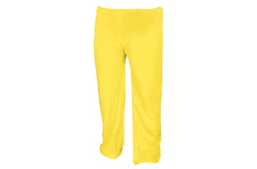 Image of MCR Safety Zodiac Series Lightweight 3 Piece Waterproof Rain Suit, .10mm Single Ply PVC, Rain Jacket, Detachable Hood and Bib Pants, Yellow, 4X, O503X4