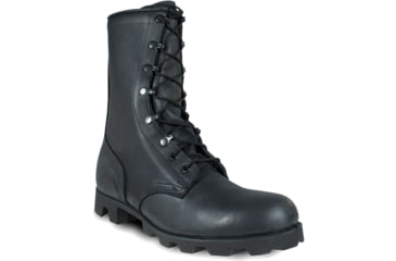 Image of McRae Footwear All-Leather Vulcanized Combat Boot w/ Panama Outsole - Mens, Black, 12, 6189-12