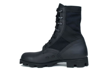Image of McRae Footwear Hot Weather All Black Jungle Boot w/ Panama Sole, Black, 10.5, 9189-10.5
