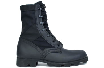 Image of McRae Footwear Hot Weather All Black Jungle Boot w/ Panama Sole, Black, 10.5, 9189-10.5