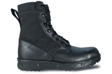 Image of McRae Footwear T2 Ultra Light Hot Weather Combat Boot-Black w/ Vibram P439R, Black, 8, 9301-8