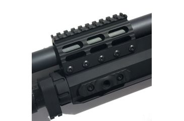 Image of McRees Precision Night Vision Mount, 0 MOA, G5,G7,G10, FAST-4H, Armor Black, MMS-MP-UNS-0MOA-BLK