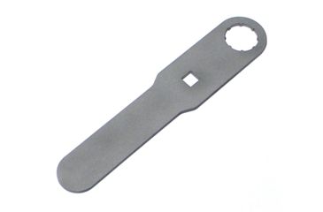 Image of McRees Precision Remington Barrel Nut Wrench, 1 1/16 x 16 TPI, square notched savage style, SS, Stainless, MMS-BNUT-SS-SQR-R700