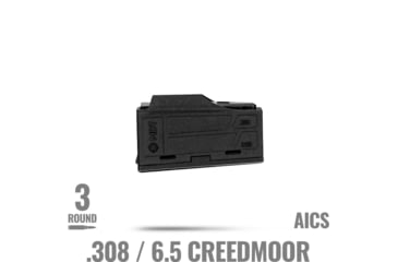 Image of MDT 105089BLK AICS Magazine 3rd Flush Fit 308/6.5 Creedmoor