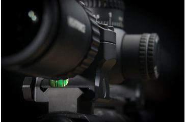 Image of MDT 30mm Elite Scope Ring, 0.820 inch, Low,  No Bubble Level, Black 102708-BLK