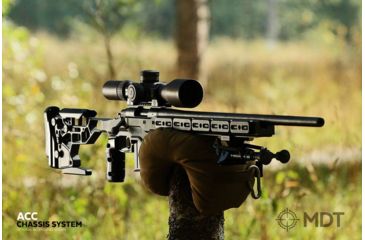 Image of MDT ACC Chassis System-Remington 700 LA, Black, Right Hand, 104453-BLK