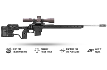 Image of MDT ACC Elite Chassis System, Remington 700 SA, Right Hand, Black, 106557-BLK