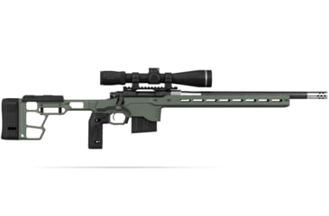 Image of MDT ACC Premier Gen 2 System, Ruger American, Short Action, Right Hand, Charcoal Green, 110131-CCG
