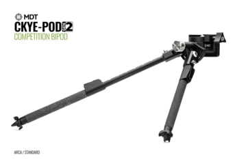 Image of MDT Ckye-pod Gen2, ARCA Interface RH Left Knob, Standard Legs, Black, 105481-BLK