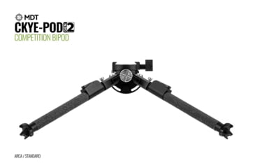 Image of MDT Ckye-pod Gen2, ARCA Interface RH Left Knob, Standard Legs, Black, 105481-BLK