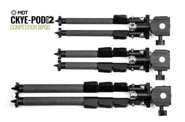 Image of MDT Ckye-pod Gen2, ARCA Interface RH Left Knob, Standard Legs, Black, 105481-BLK