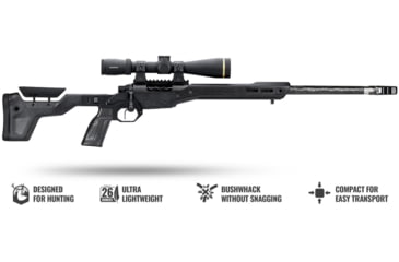 Image of MDT HNT26 Folding Arca Stock, Remington 700, Short, Right, Black, 106129BCF
