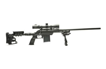 Image of MDT LSS Gen 2 Chassis System Rimfire, Ruger American - 22LR / 17HMR, Right Position, Cerakote Black, 104289-BLK