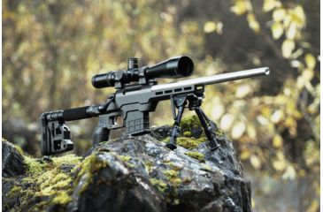 Image of MDT LSS Gen 2 Chassis System Rimfire, Ruger American - 22LR / 17HMR, Right Position, Cerakote Black, 104289-BLK