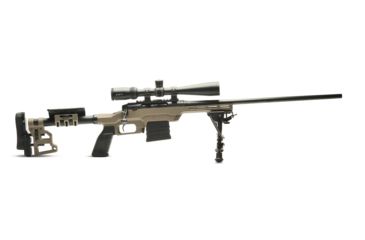 Image of MDT LSS Gen 2 Chassis System, Howa 1500 / Weatherby Vanguard, Short Action, Requires MDT Polymer or Poly Metal Magazine, Right Position, Cerakote FDE, 104159-FDE