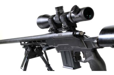 Image of DEMO, MDT LSS-XL Gen2 Chassis System, Remington Model 700, Short Action, Carbine Interface, M-LOK, Black, 103098-BLK