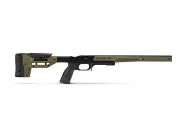 Image of MDT Oryx Rifle Chassis System, Ruger American, Short Action, AICS Compatible, Black/OD Green, MDT103725-ODG