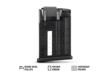 Image of MDT Poly-Metal Rifle Magazine, .308, 10-Round, Black, 103089-BLK