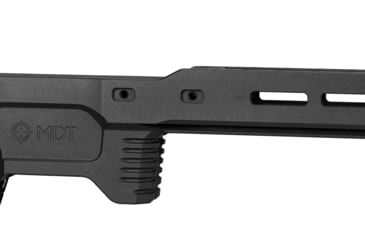 Image of MDT Remington 700 Long Action ACC Elite Chassis Base, Remington 700 LA CIP 3.850in, Right Hand, Black, 106829-BLK
