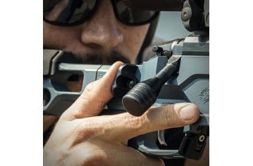 Image of MDT Remington 700 ACC Elite Short Action Chassis System, Left Hand, Blue, 106802-TBL