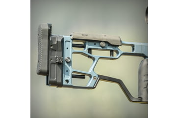 Image of MDT Remington 700 ACC Elite Short Action Chassis System, Left Hand, Blue, 106802-TBL