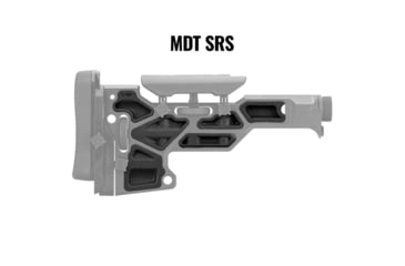 Image of MDT Rubber Buttstock Dampeners, SRS, Black, 106922-BLK