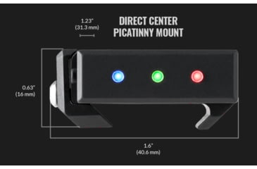 Image of MDT Send iT Gen2 Level - Integrated Picatinny Mount, Black, 109930-BLK